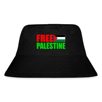 Free palestine - Stanley/Stella Recycled Bucket Hat - black - Front