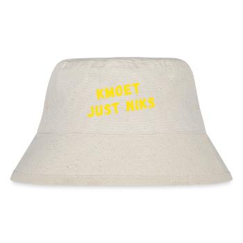 kmoet just niks, chemises en dialecte anversois - Bob recyclé Stanley/Stella - blanc naturel - Devant
