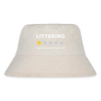 Anti Pollution 1 Star Review - Stanley/Stella Recycled Bucket Hat - natural - Front