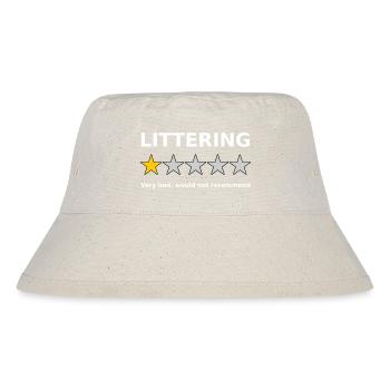 Anti Pollution 1 Star Review - Stanley/Stella Recycled Bucket Hat - natural - Front