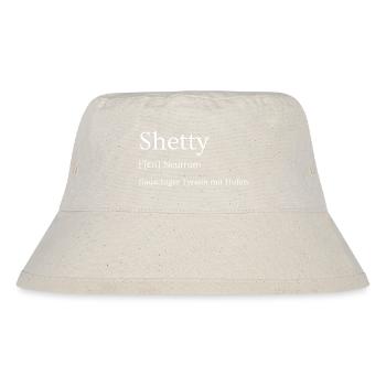 Shetty - flauschiger Tyrann mit Hufen - Stanley/Stella recycelter Bucket Hat - Naturweiß - Vorne