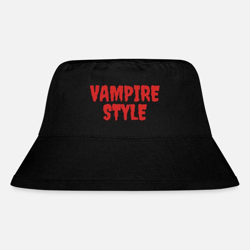 Vampirstil Verspieltes Grafikdesign - Stanley/Stella recycelter Bucket Hat - Schwarz