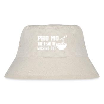 Lustige Pho Vietnamesische Suppe Pho - Stanley/Stella recycelter Bucket Hat - Naturweiß - Vorne