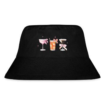 Cocktails coquettes élégants avec thé Bows - Bob recyclé Stanley/Stella - noir - Devant