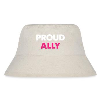 Proud Ally - Stanley/Stella Recycled Bucket Hat - natural - Front