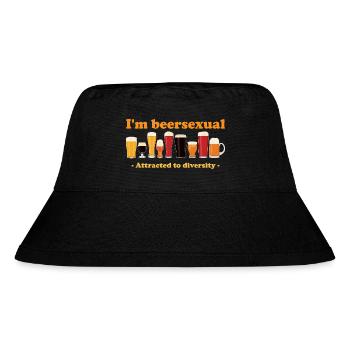 I'm Beersexual Drinking Beer Lovers - Stanley/Stella Recycled Bucket Hat - black - Front