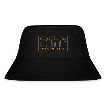 Jude Jüdisch Judentum Yeshua - Stanley/Stella recycelter Bucket Hat - Schwarz - Vorne
