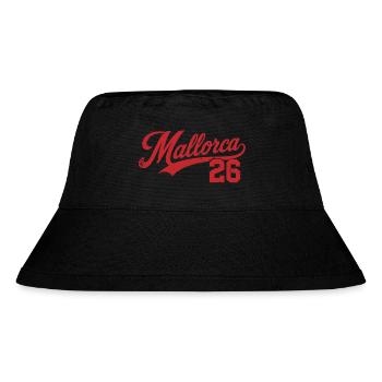 Mallorca 2026 Vintage Retro Edition - Stanley/Stella recycelter Bucket Hat - Schwarz - Vorne