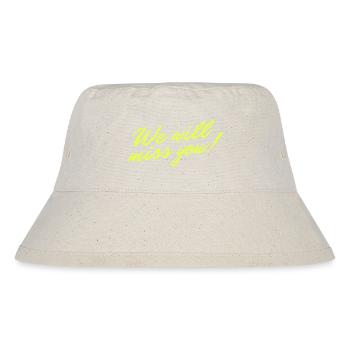 We Miss You Grief Farewell Gift - Stanley/Stella Recycled Bucket Hat - natural - Front