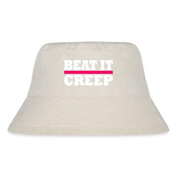 Beat it creep - Stanley/Stella recycelter Bucket Hat - Naturweiß - Vorne