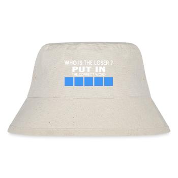 UKRAINE "anti-war" kiev slava ukraini zelenskyi - Stanley/Stella Recycled Bucket Hat - natural - Front
