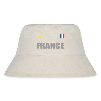 Maillot De Foot France Avec Coeur - Bob recyclé Stanley/Stella - blanc naturel - Devant