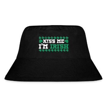 Ireland Flag Green Shamrock National Colors - Stanley/Stella Recycled Bucket Hat - black - Front