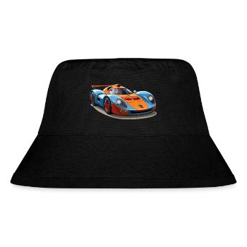 Sports car - Stanley/Stella Recycled Bucket Hat - black - Front