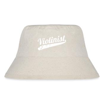 Funny violinist - Stanley/Stella Recycled Bucket Hat - natural - Front