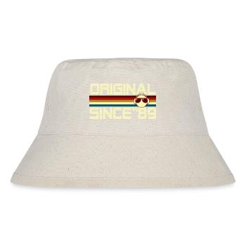 Seit 89 - Stanley/Stella recycelter Bucket Hat - Naturweiß - Vorne