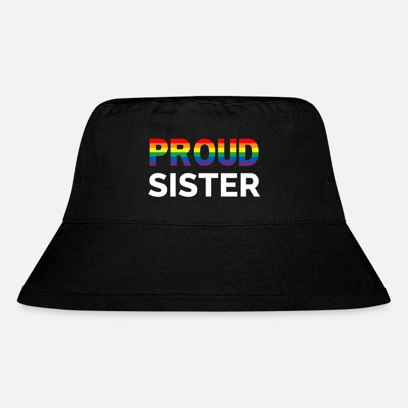 Sister Gay Pride - Stanley/Stella recycelter Bucket Hat - Schwarz