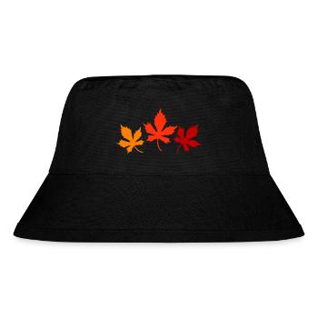 feuilles - Bob recyclé Stanley/Stella - noir - Devant