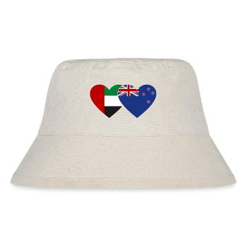Émirats arabes unis Drapeau de la Nouvelle-Zélande - Bob recyclé Stanley/Stella - blanc naturel - Devant