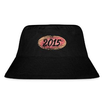 2015 - Stanley/Stella recycelter Bucket Hat - Schwarz - Vorne