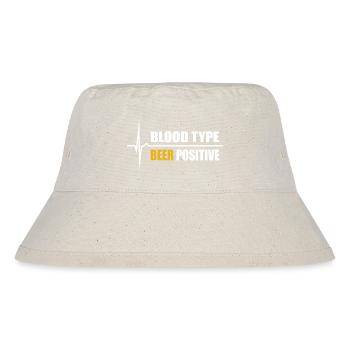 Blood Type Beer positive - your pulse rises - Stanley/Stella Recycled Bucket Hat - natural - Front