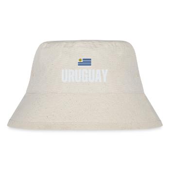 I love Uruguay, made in Uruguay - Stanley/Stella Recycled Bucket Hat - natural - Front