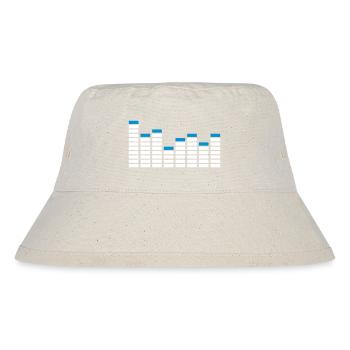 Equalizer / equaliser - Stanley/Stella recycelter Bucket Hat - Naturweiß - Vorne
