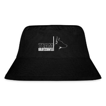 TEAM Xoloitzcuintle Hunde Hund Wilsigns - Stanley/Stella recycelter Bucket Hat - Schwarz - Vorne