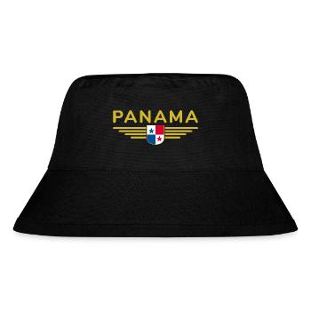 Panama T-Shirt Design - Stanley/Stella Recycled Bucket Hat - black - Front