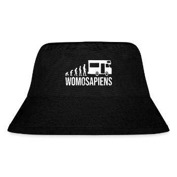 Womosapiens Wohnmobil Evolution - Stanley/Stella recycelter Bucket Hat - Schwarz - Vorne