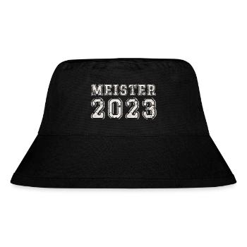 Meister 2023 Meisterprüfung Meisterbrief - Stanley/Stella recycelter Bucket Hat - Schwarz - Vorne