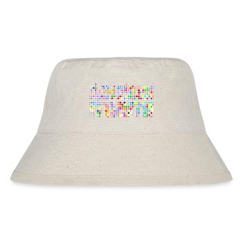 Downtown Miami Dots Style - Bob recyclé Stanley/Stella - blanc naturel - Devant