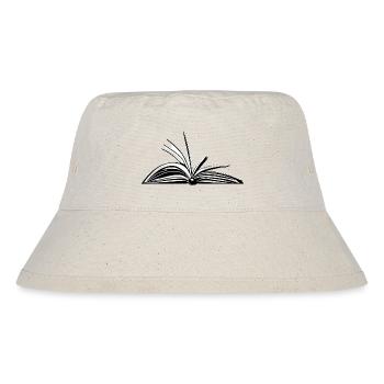 Book Reading Books Reader Book Lovers Gift - Stanley/Stella Recycled Bucket Hat - natural - Front