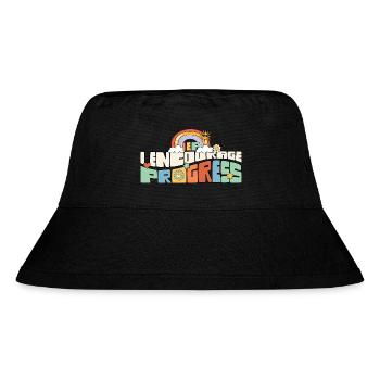 I Encourage Progress ABA Therapist Sped Teacher - Stanley/Stella recycelter Bucket Hat - Schwarz - Vorne