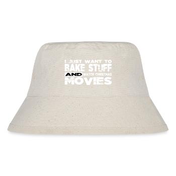 bedroom dessert dinosaur fan beards confectioner - Stanley/Stella Recycled Bucket Hat - natural - Front