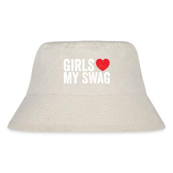 Autism Awareness I Heart Autism Warrior Design - Stanley/Stella recycelter Bucket Hat - Naturweiß - Vorne