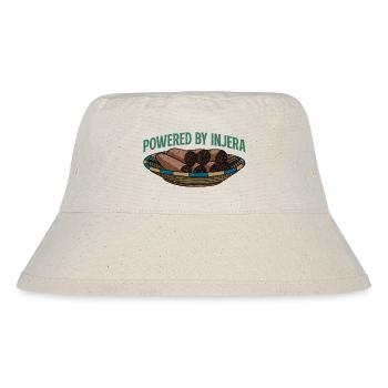 Injera Fladenbrot Gericht Eritrea Backen Küche - Stanley/Stella recycelter Bucket Hat - Naturweiß - Vorne