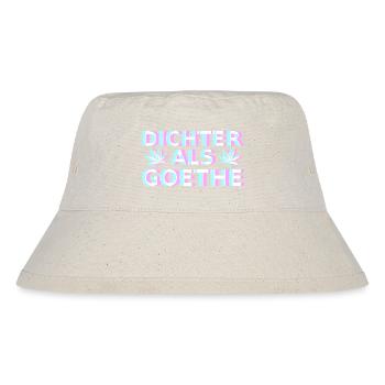 Cannabis Goethe - Stanley/Stella recycelter Bucket Hat - Naturweiß - Vorne