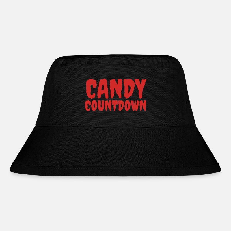 Vivid Candy Countdown Titeldesign - Stanley/Stella recycelter Bucket Hat - Schwarz
