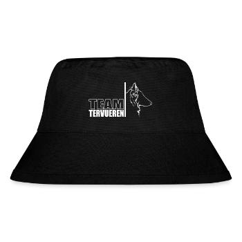 TEAM Tervueren Hunde Hund Wilsigns - Stanley/Stella recycelter Bucket Hat - Schwarz - Vorne