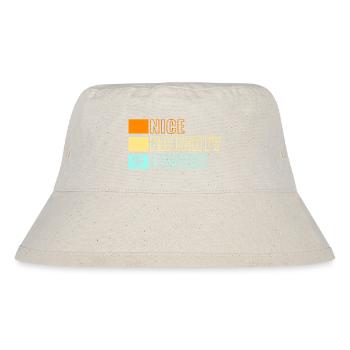 Hanukkah Chanukkah Hanukah - Stanley/Stella recycelter Bucket Hat - Naturweiß - Vorne