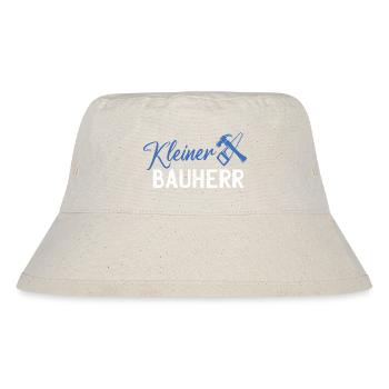 Small builder logo with hammer and saw - Stanley/Stella Recycled Bucket Hat - natural - Front