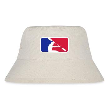 Kanu mit Frame - Stanley/Stella recycelter Bucket Hat - Naturweiß - Vorne
