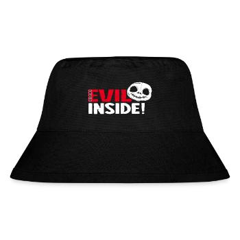Evil Inside - ziemlich böse! - Stanley/Stella recycelter Bucket Hat - Schwarz - Vorne