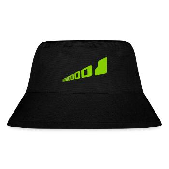 Binär Code Programm Sprache - Stanley/Stella recycelter Bucket Hat - Schwarz - Vorne
