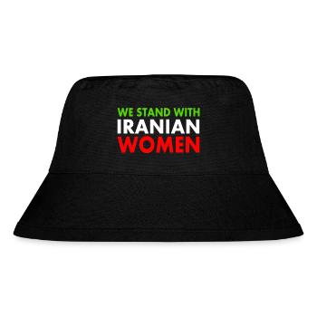 We stand with iranian women - Stanley/Stella Recycled Bucket Hat - black - Front