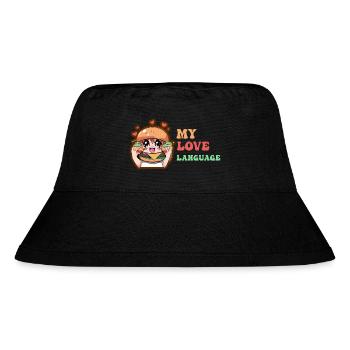 MY LOVE LANGUAGE - Stanley/Stella Recycled Bucket Hat - black - Front