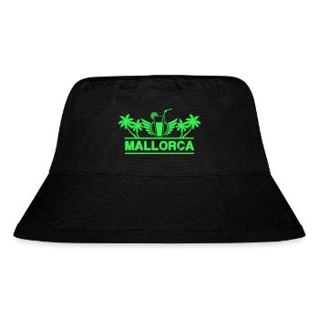 mallorca - Stanley/Stella recycelter Bucket Hat - Schwarz - Vorne