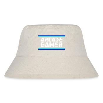 Arcade Gamer RetroGaming Blue - Stanley/Stella Recycled Bucket Hat - natural - Front