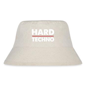 Hard Techno Vintage Audacieux - Bob recyclé Stanley/Stella - blanc naturel - Devant